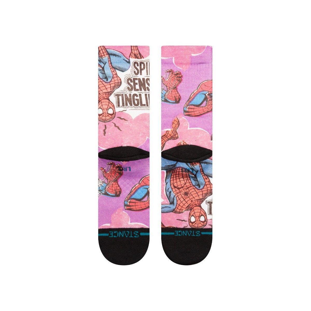 Stance Sock Kids Spiderman Spidey Senses Magenta-2