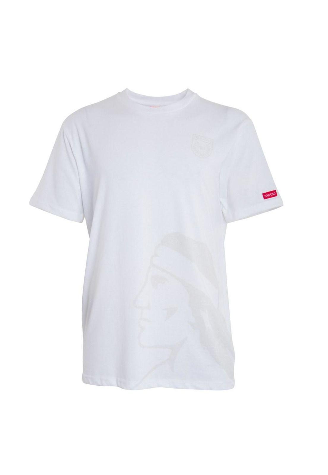 Polera Colo Colo Urbano «Cacique Blanco» Blanca-0