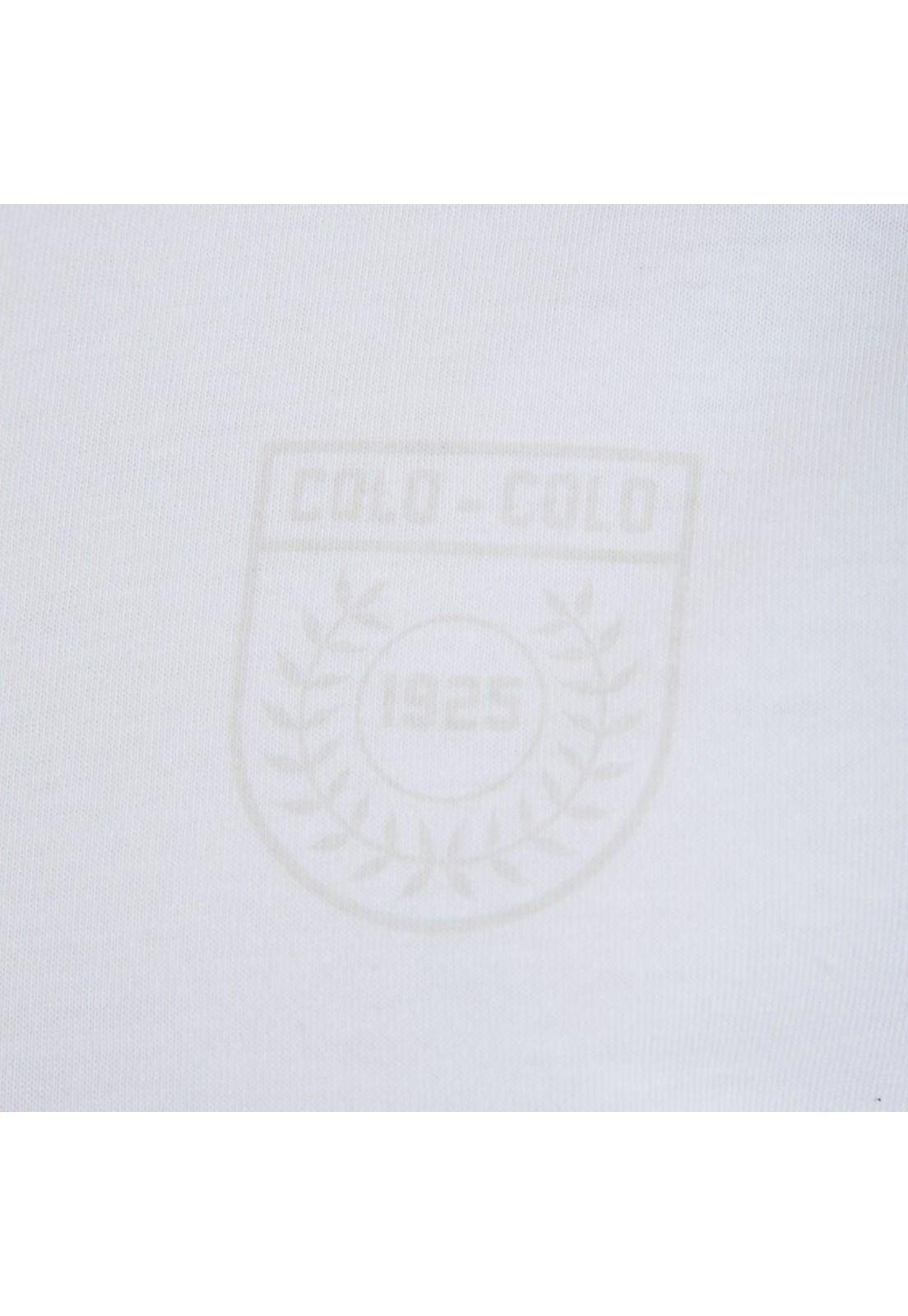 Polera Colo Colo Urbano «Cacique Blanco» Blanca-3
