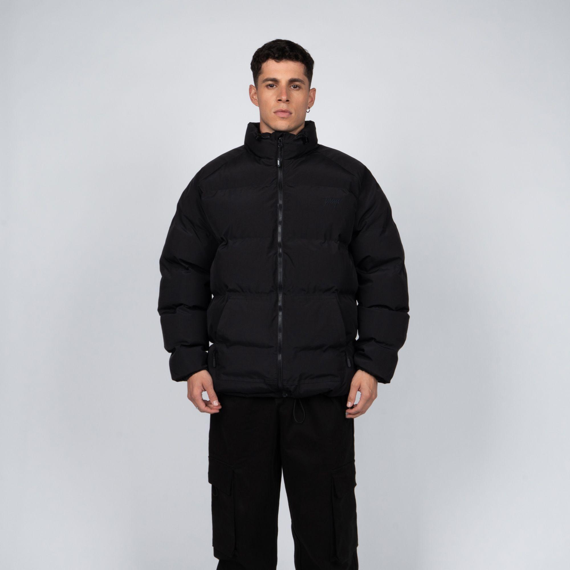 Parka Whatup Men Full Zipper All Black-0