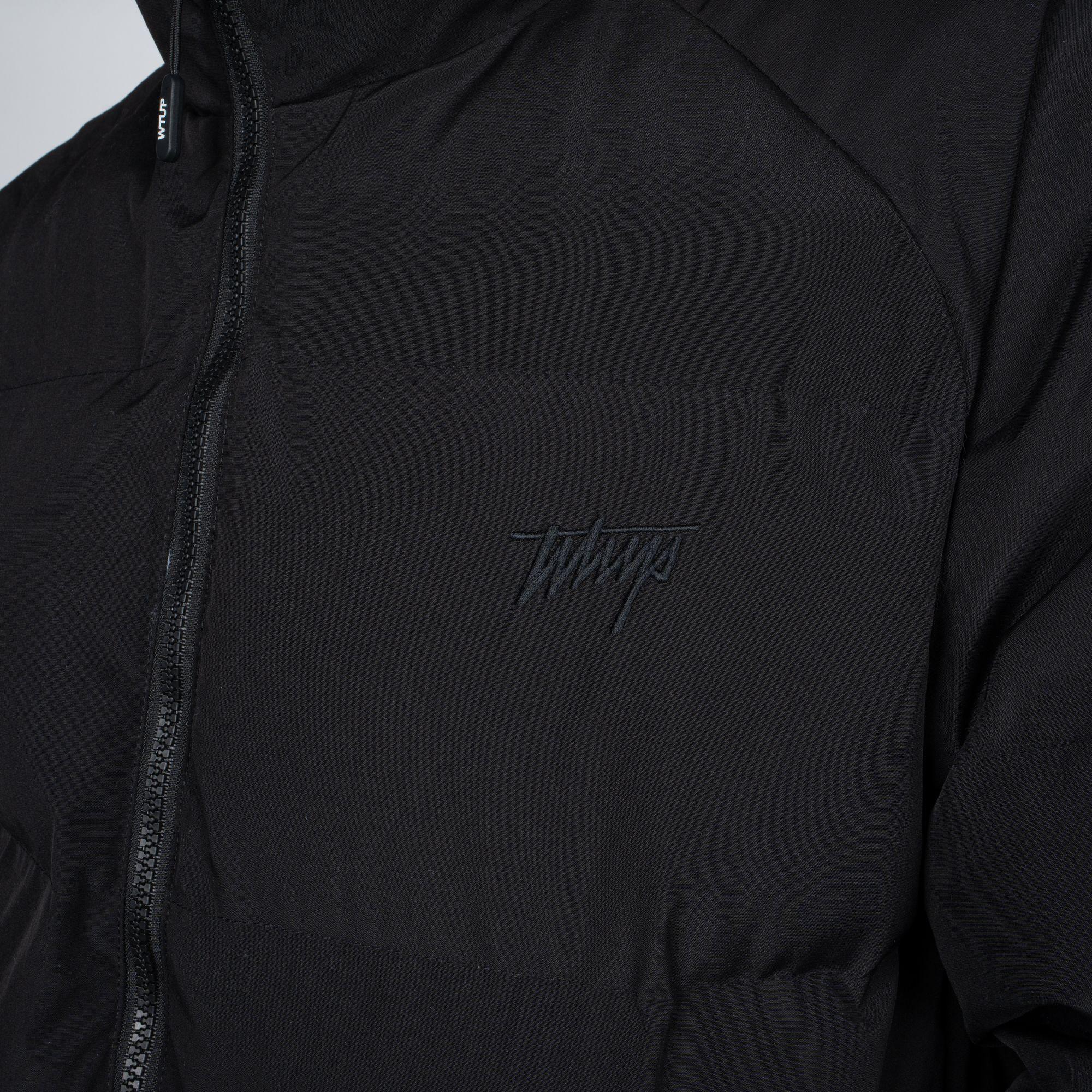 Parka Whatup Men Full Zipper All Black-3