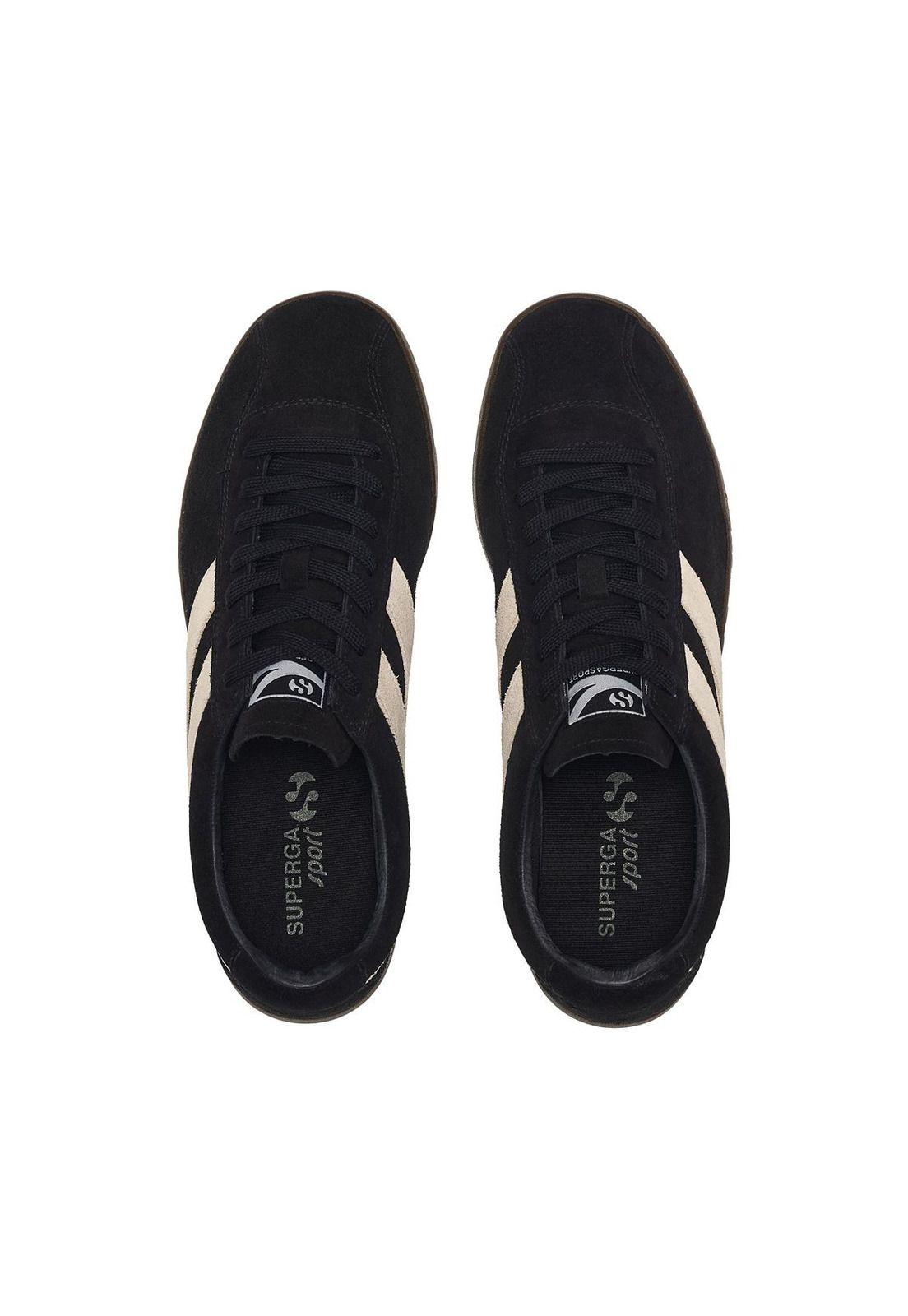 Zapatilla Superga 1960 Capri Sport Black White Mastice Brown Cocoa-2