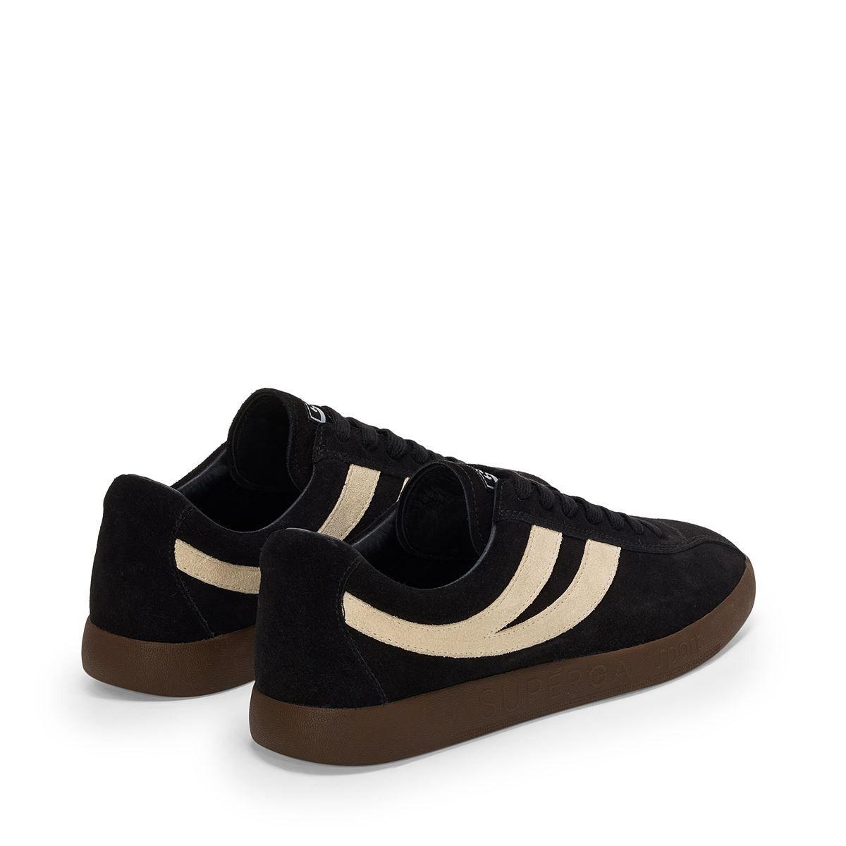 Zapatilla Superga 1960 Capri Sport Black White Mastice Brown-2