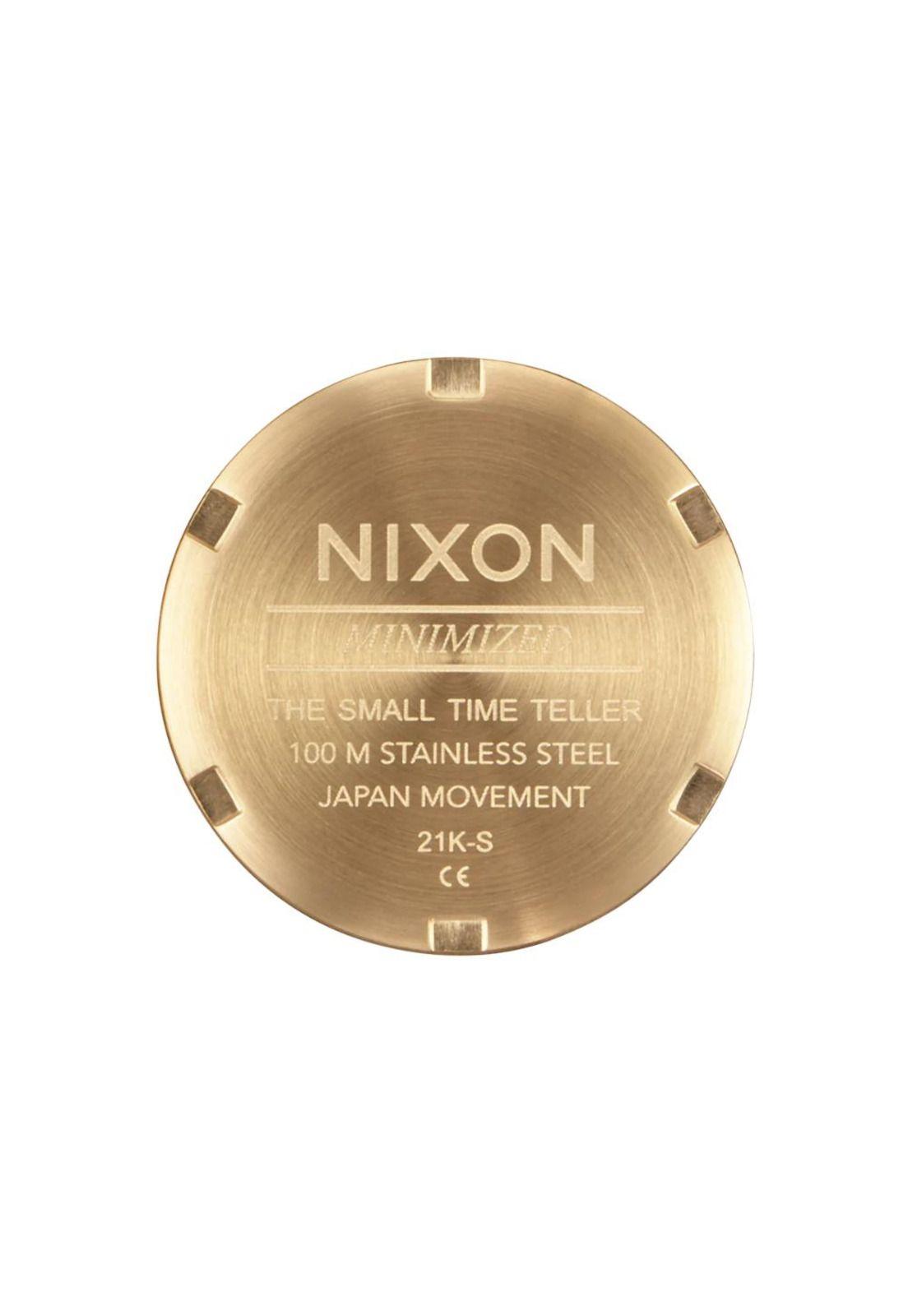 Reloj Small Time Teller Gold Silver Vintage-3