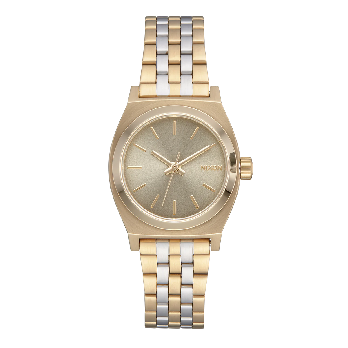 Reloj Small Time Teller Gold Silver Vintage-0