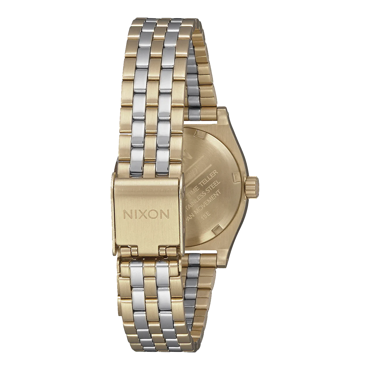 Reloj Small Time Teller Gold Silver Vintage-2
