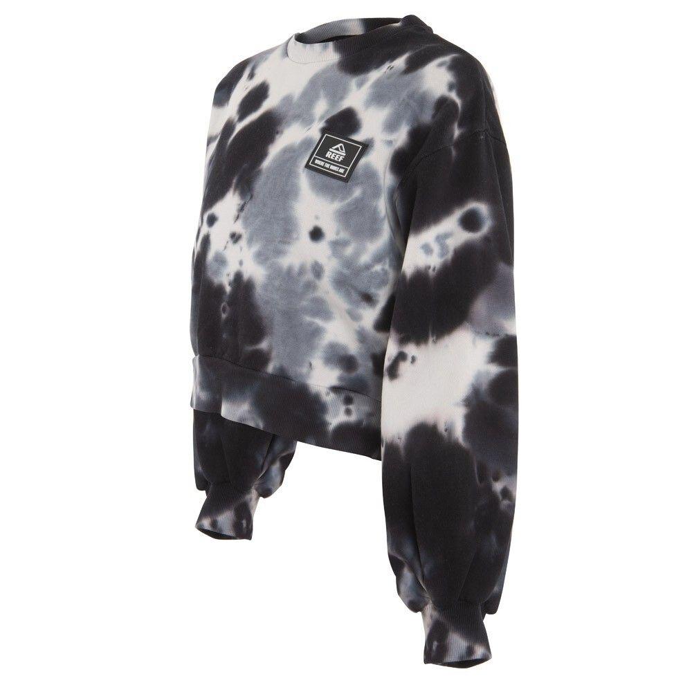 Poleron Girls Crop Black Grey White-1