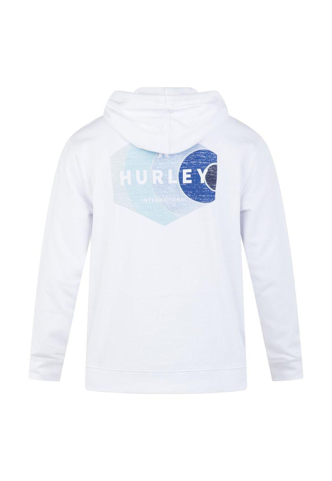 Poleron Hoodie Seaside Fleece White-1