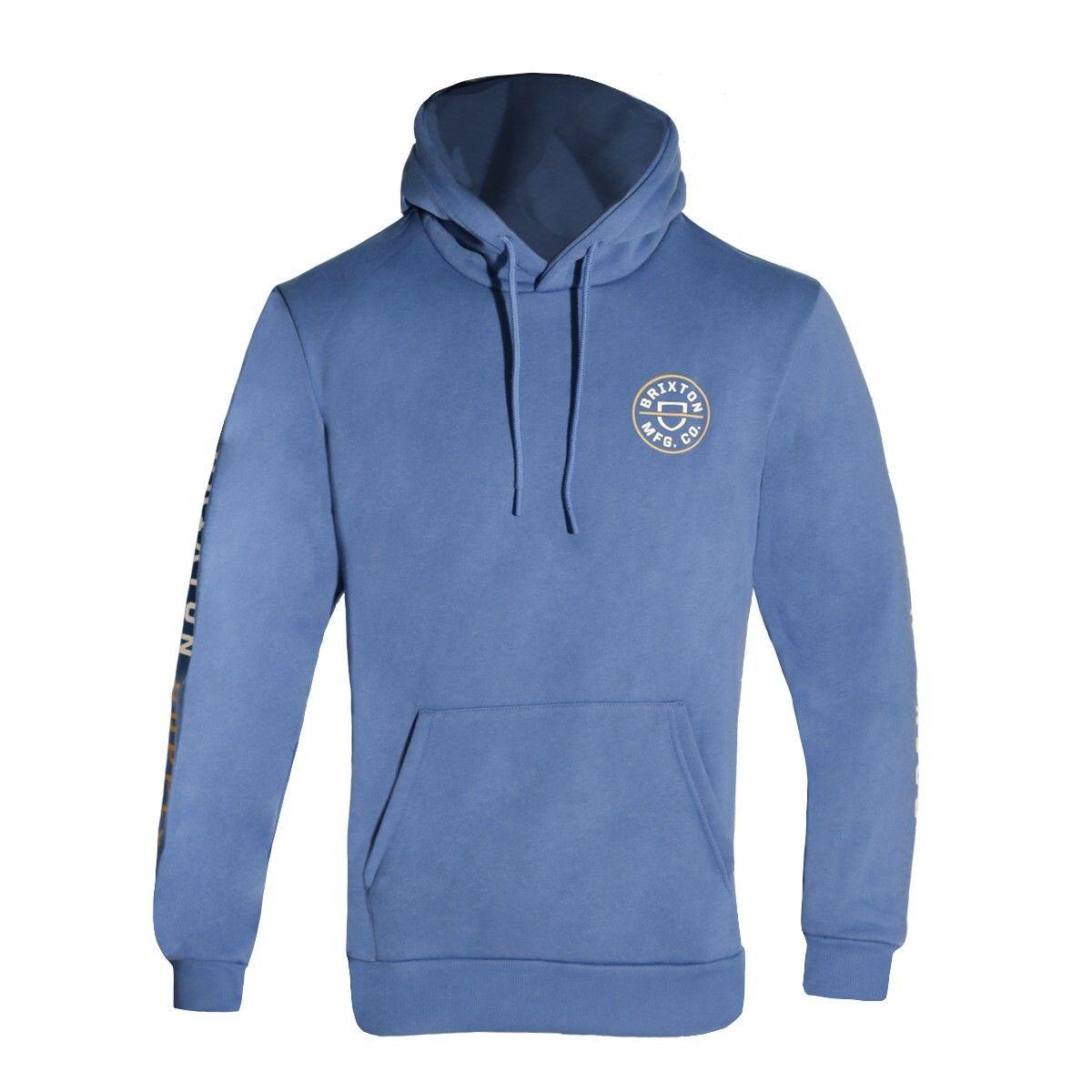 Poleron Men Hoodie Logo Blue-3