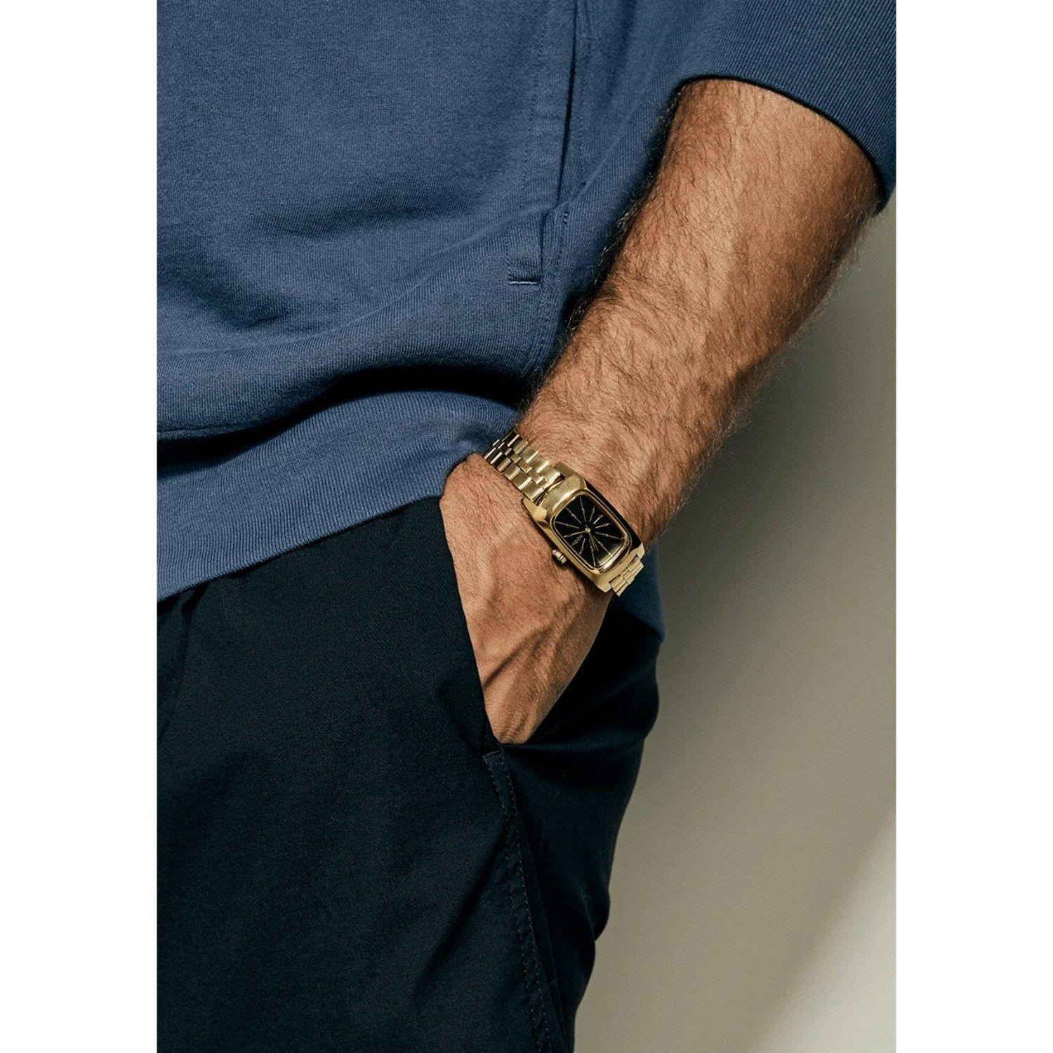 Reloj Nixon Frankie Mid Century Gold Black-6