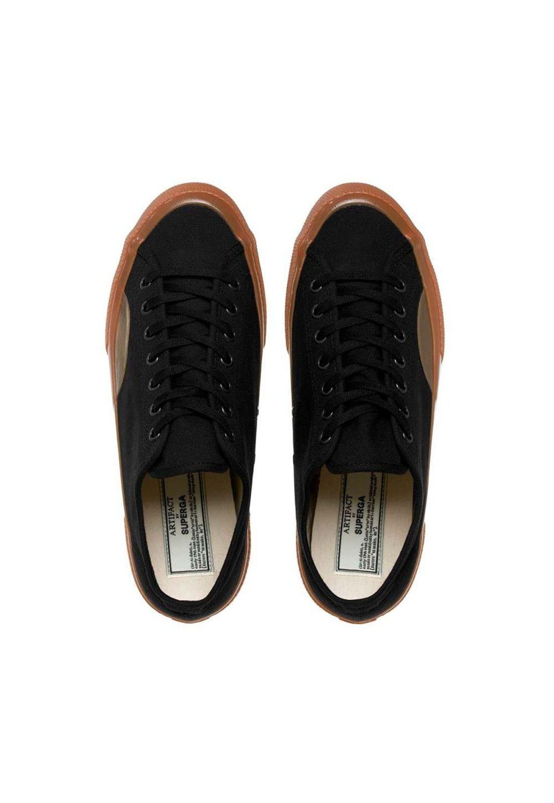 Zapatilla 2431-Deck Canvas Black Gum-2