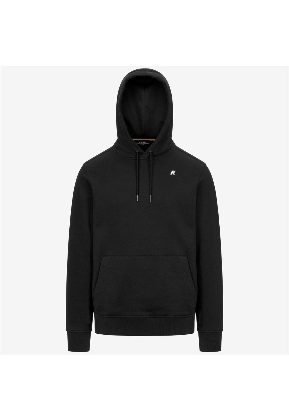 Polerón K-Way Men Barnie French Terry Black Pure-4