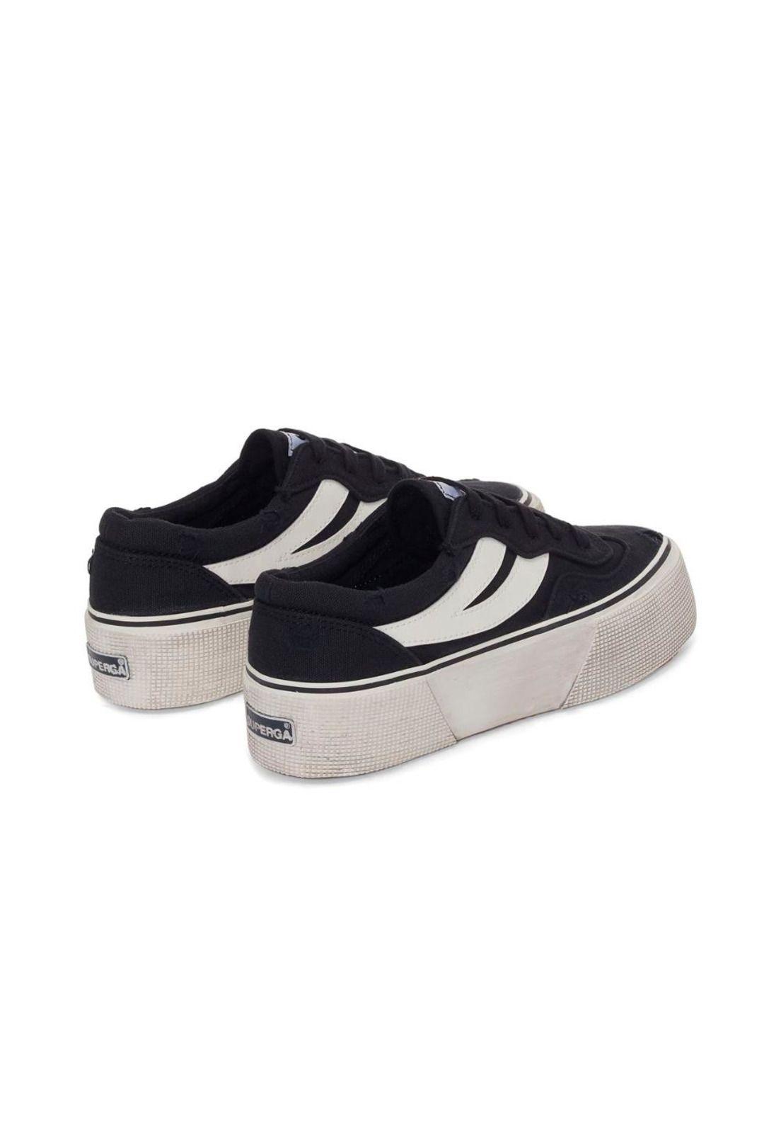 Zapatilla 3041 Revolley Platform Stone Washed Black-2