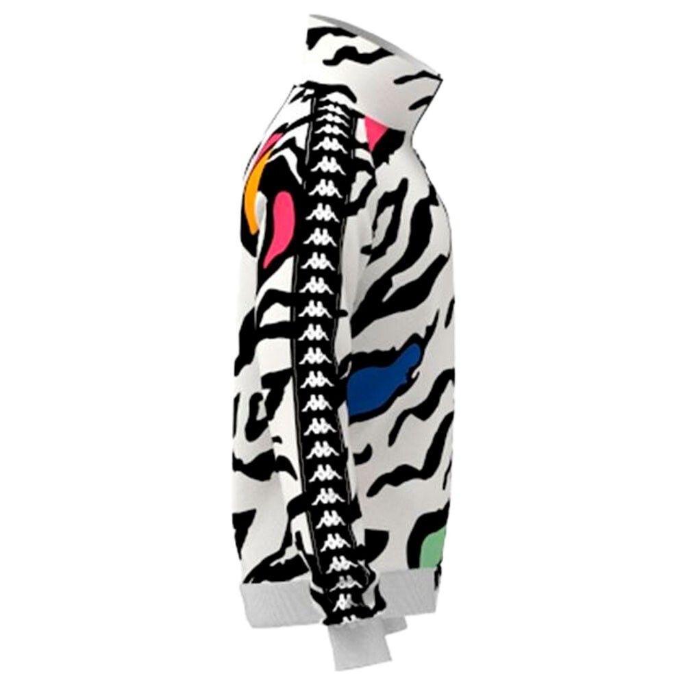 Chaqueta Kappa 222 Banda Men Anniston Graphik White Black-2