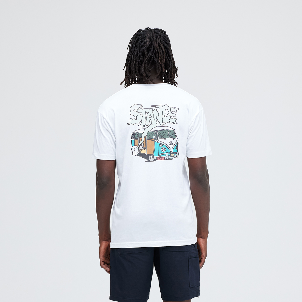 Polera Stance Ozone White-3