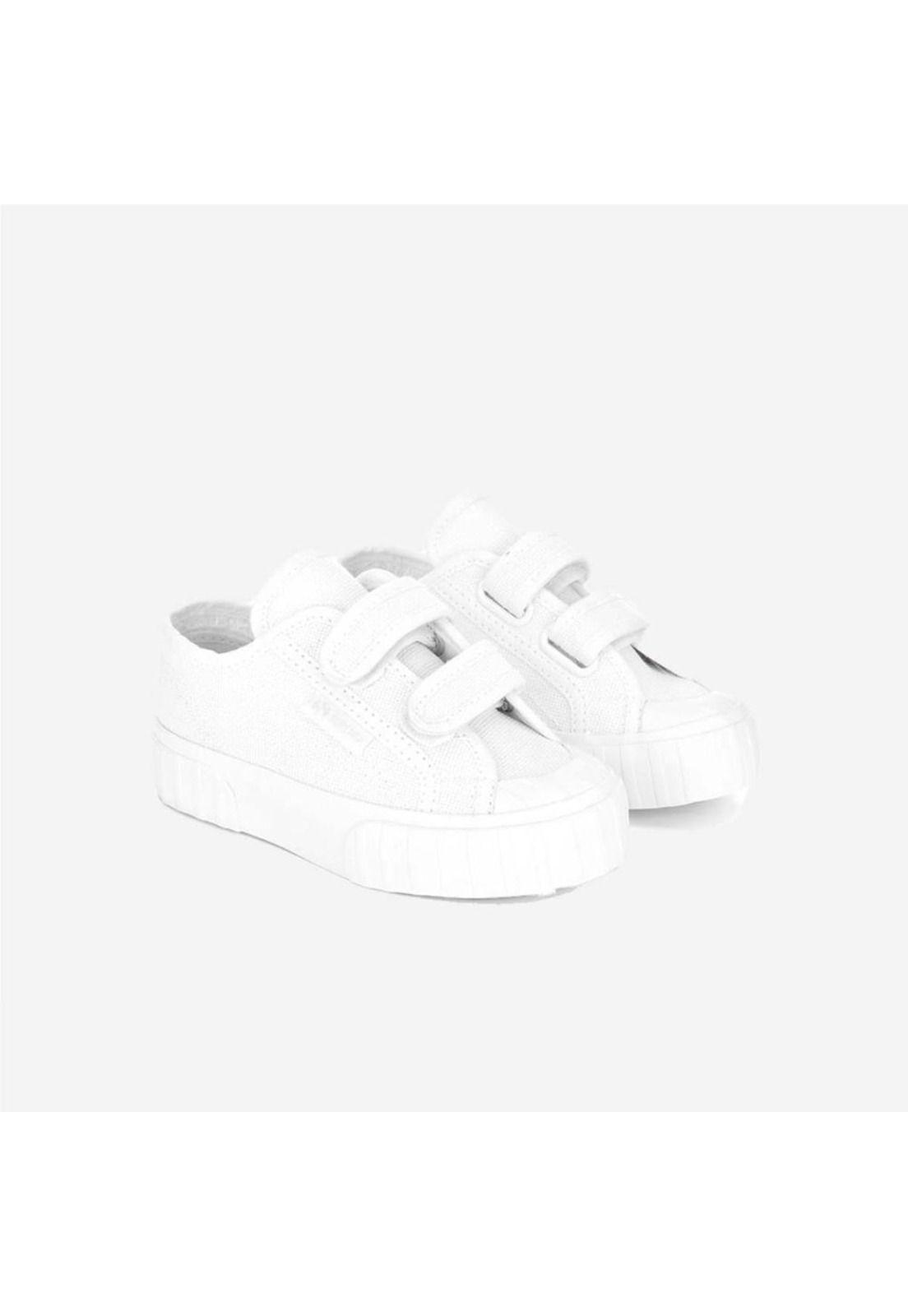 Zapatilla 2630 Kids Stripe Total White Straps-1