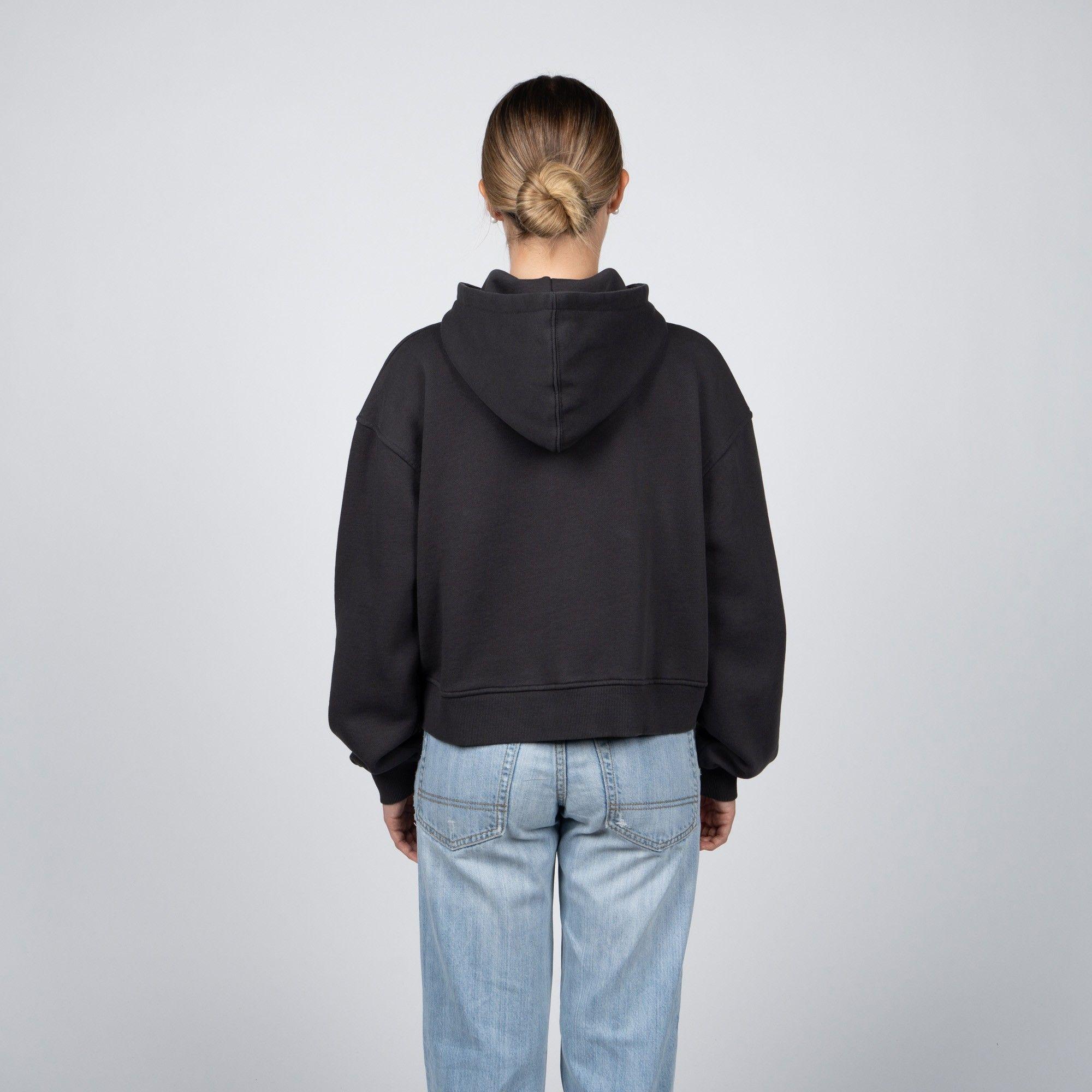 Polerón Full Zipper Reef Women Dark Grey-1