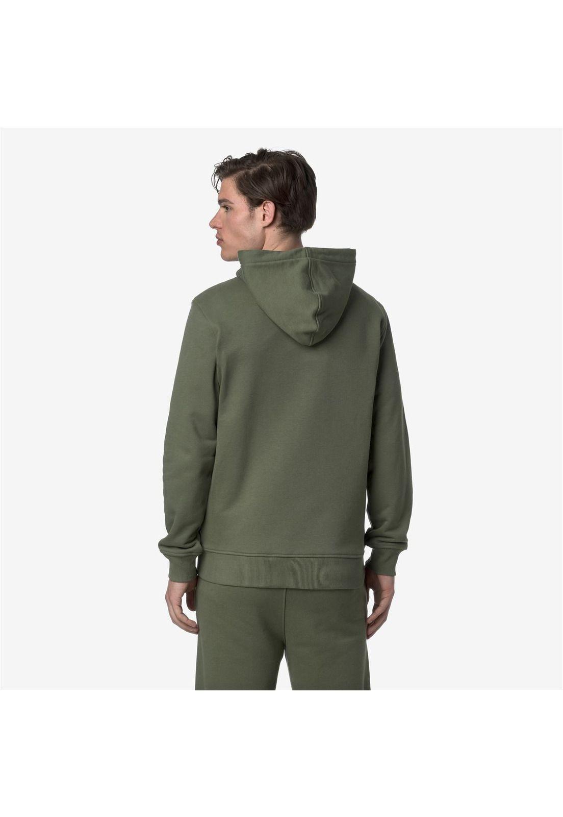 Poléron K-Way Men Anthony French Terry Green Lichen-1