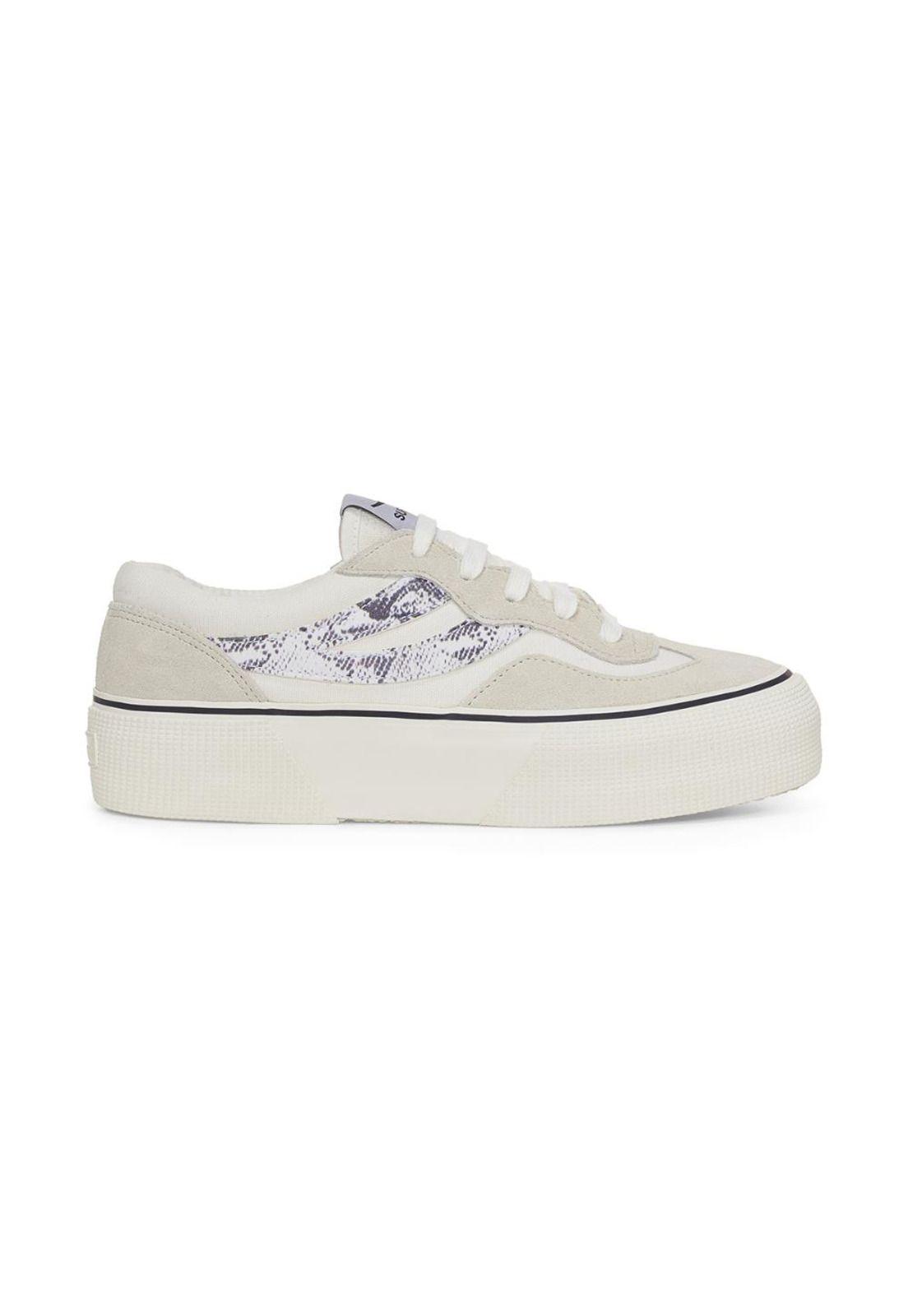 Zapatilla 3041 Revolley Snake White Avorio Navy-0
