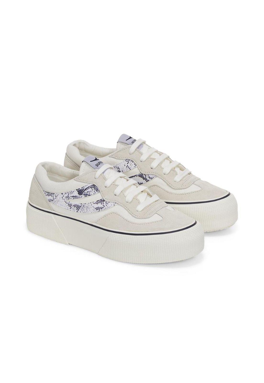 Zapatilla 3041 Revolley Snake White Avorio Navy-1