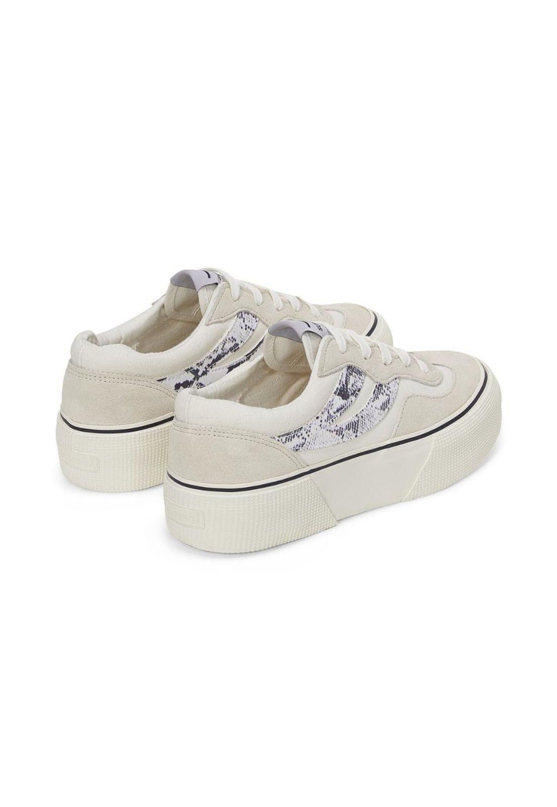 Zapatilla 3041 Revolley Snake White Avorio Navy-2
