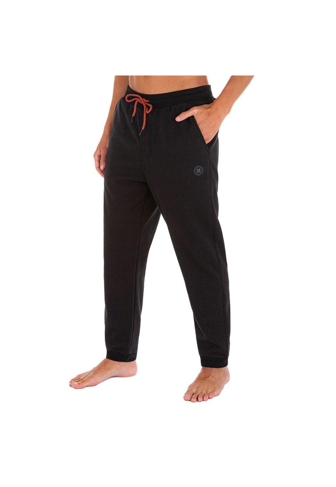 Pantalon Outsider Heat Flee Jogger Black Hurley-2
