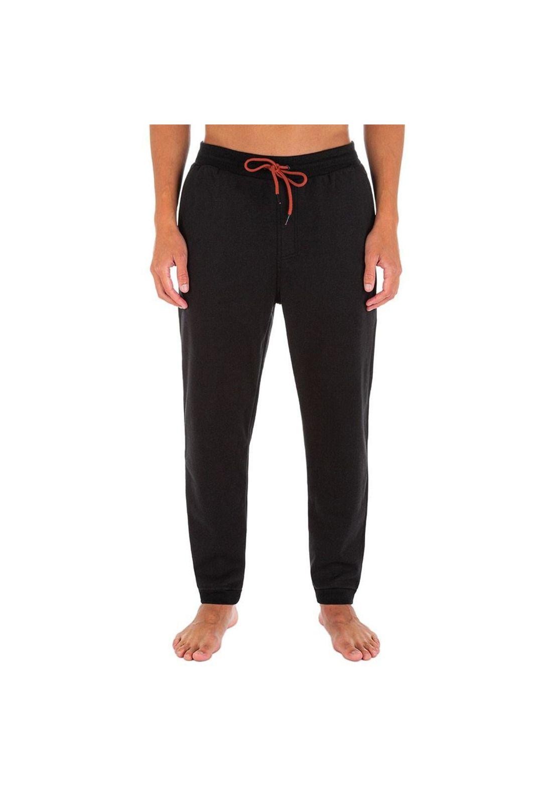 Pantalon Outsider Heat Flee Jogger Black Hurley-3