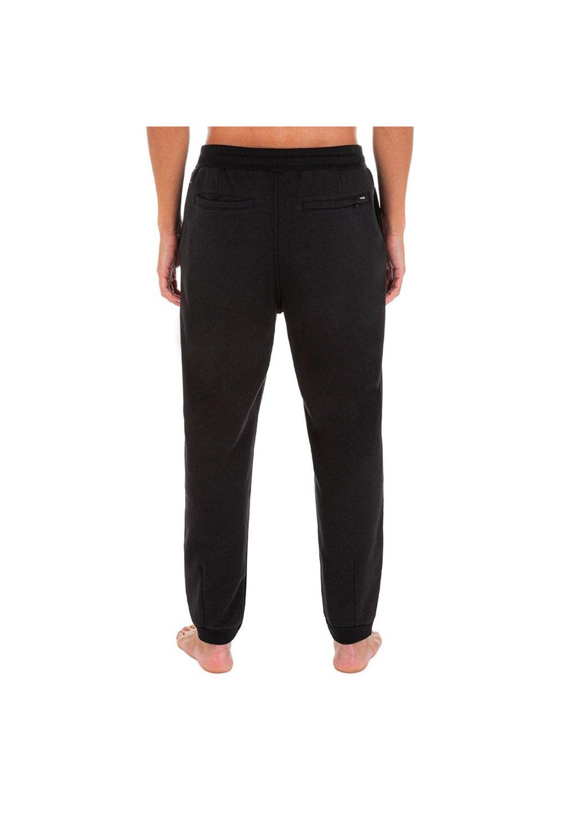 Pantalon Outsider Heat Flee Jogger Black Hurley-4