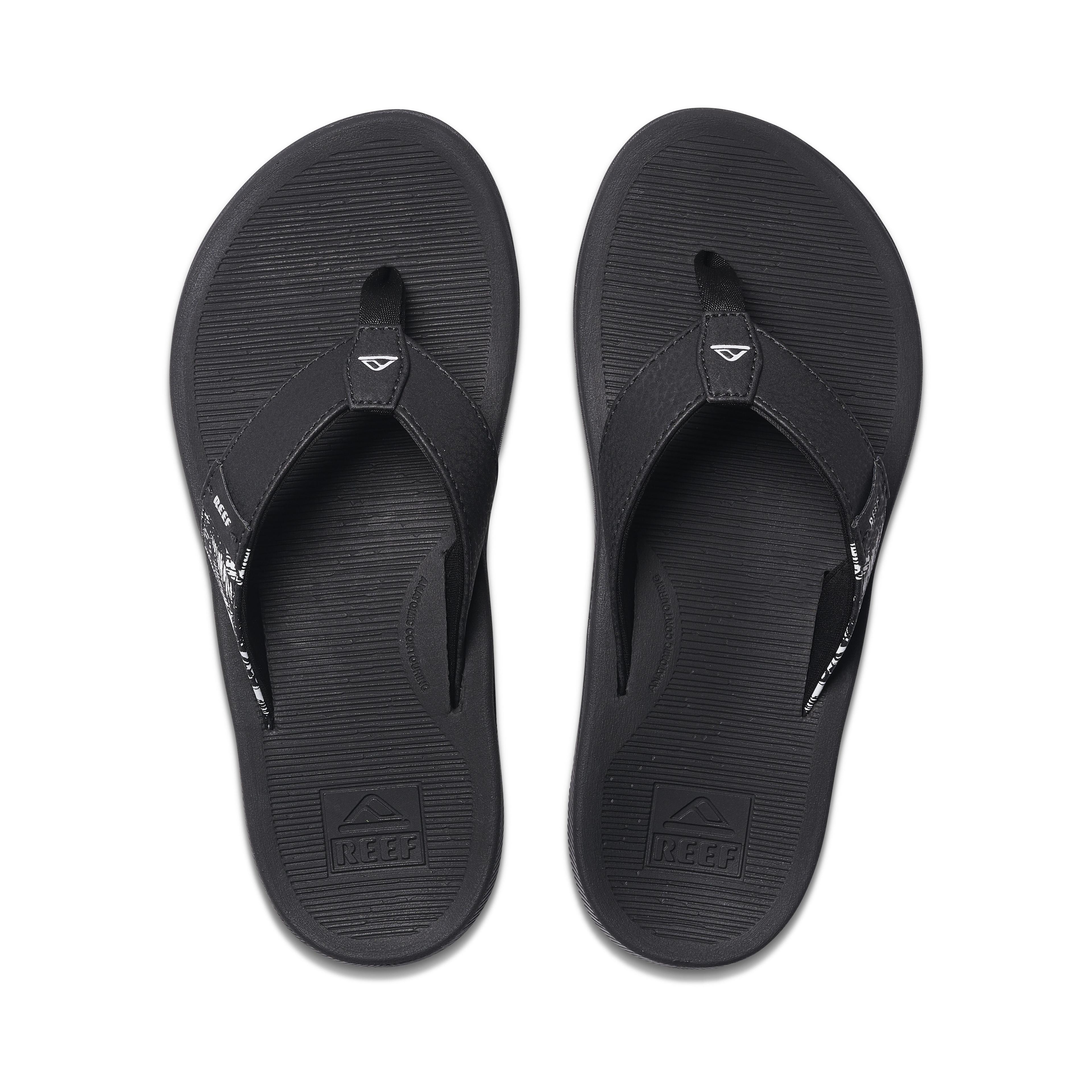 Sandalia Reef  Mujer Santa Ana black/white-1