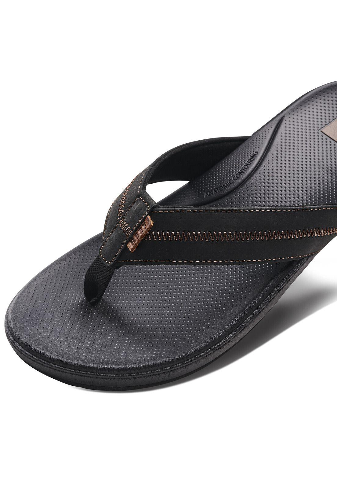 Sandalia Reef Men Cushion Phantom  2.0 Leather Black Coffee-3