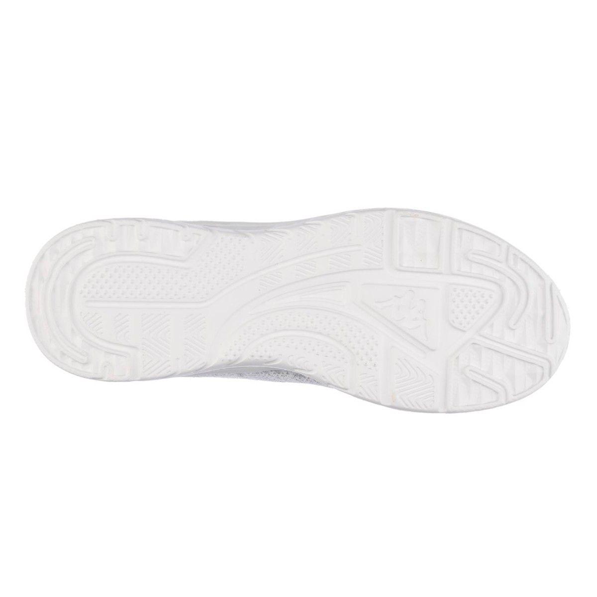 Zapatilla Women Kappa Logo Rostiew White Grey Silver-1