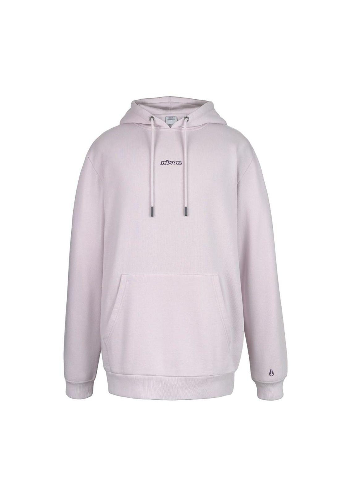 Poleron Nixon Men Hoodie Small Logo Lilac-0