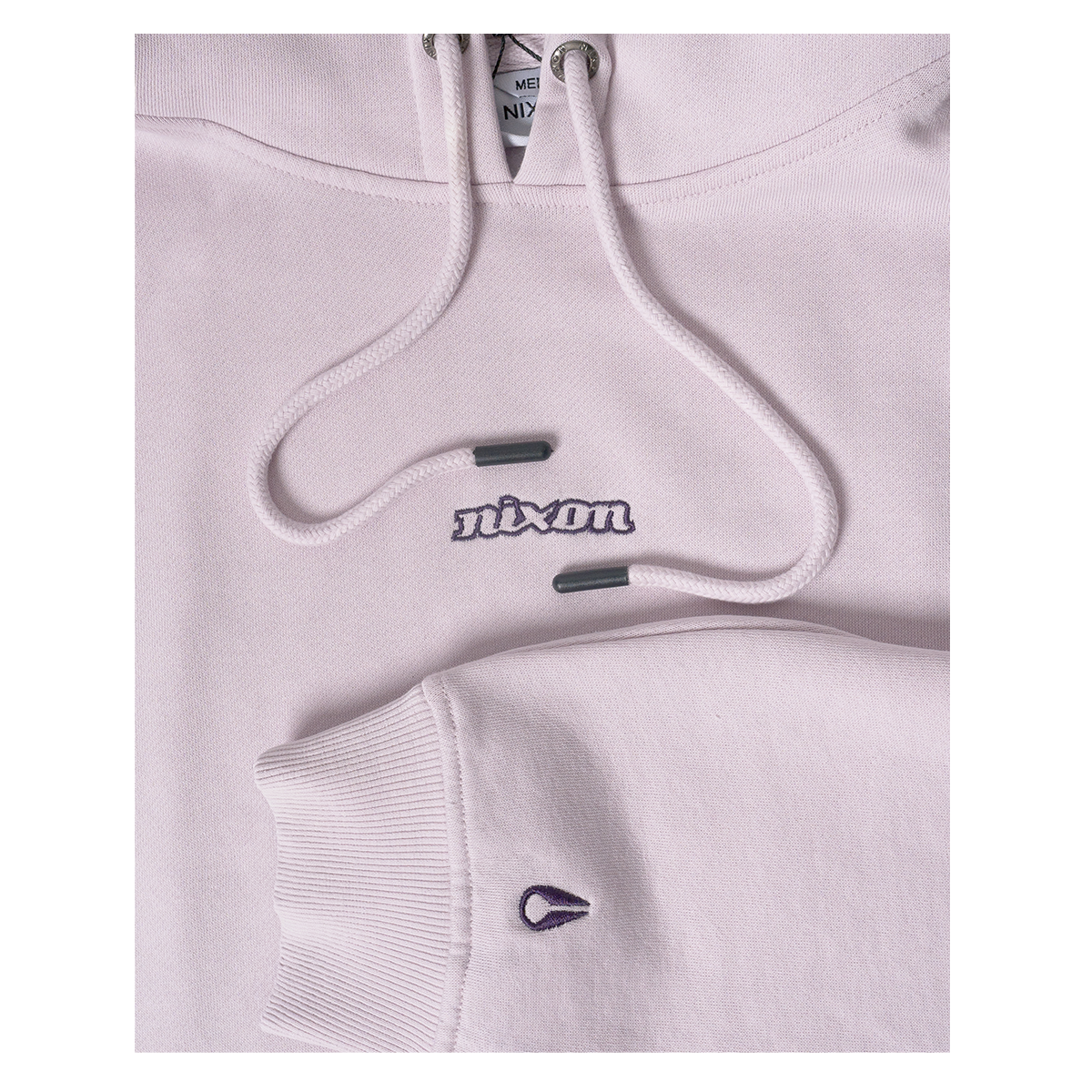 Poleron Nixon Men Hoodie Small Logo Lilac-2