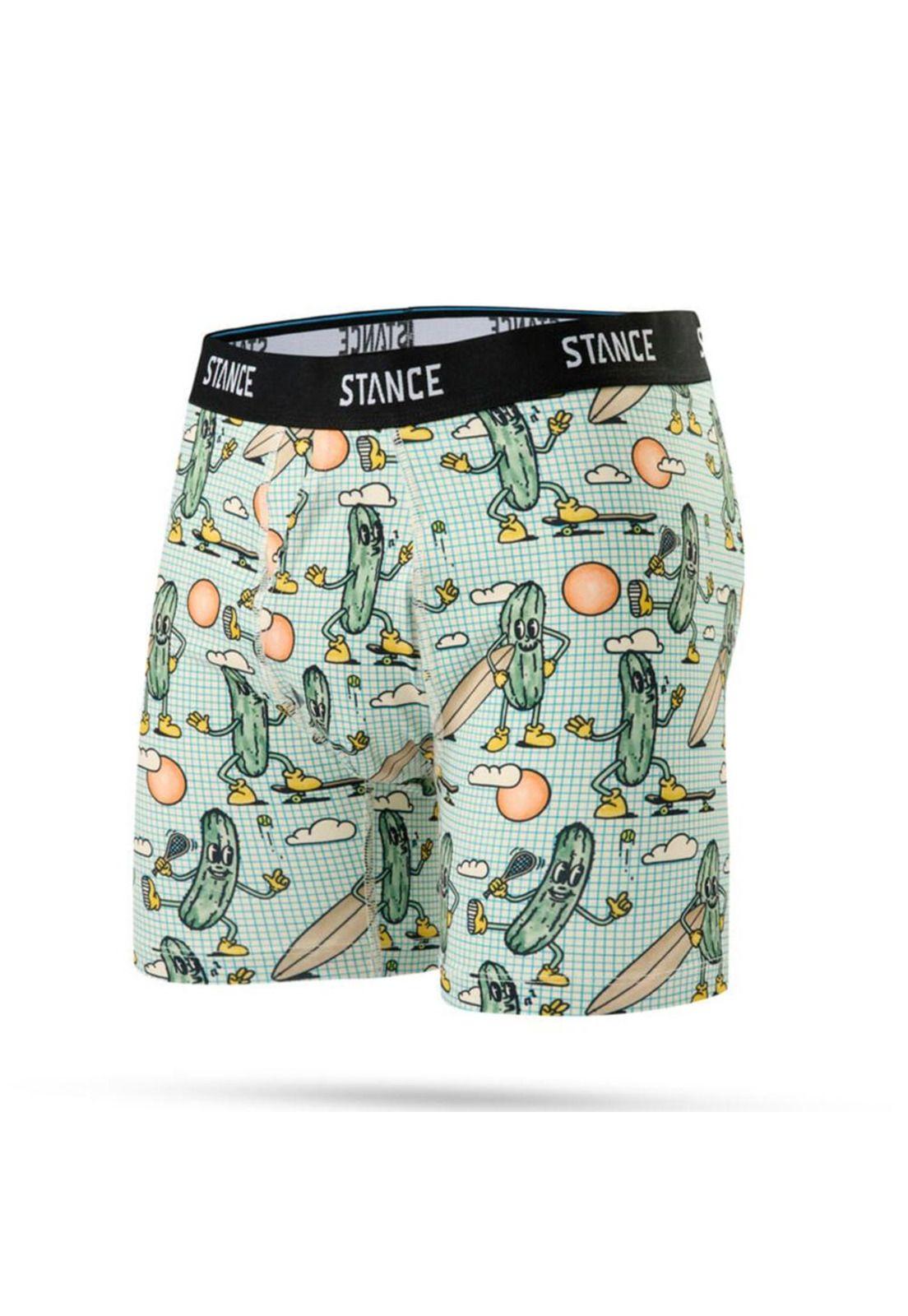 Boxer Men Stance Feeling Pickled Off White Multi-0