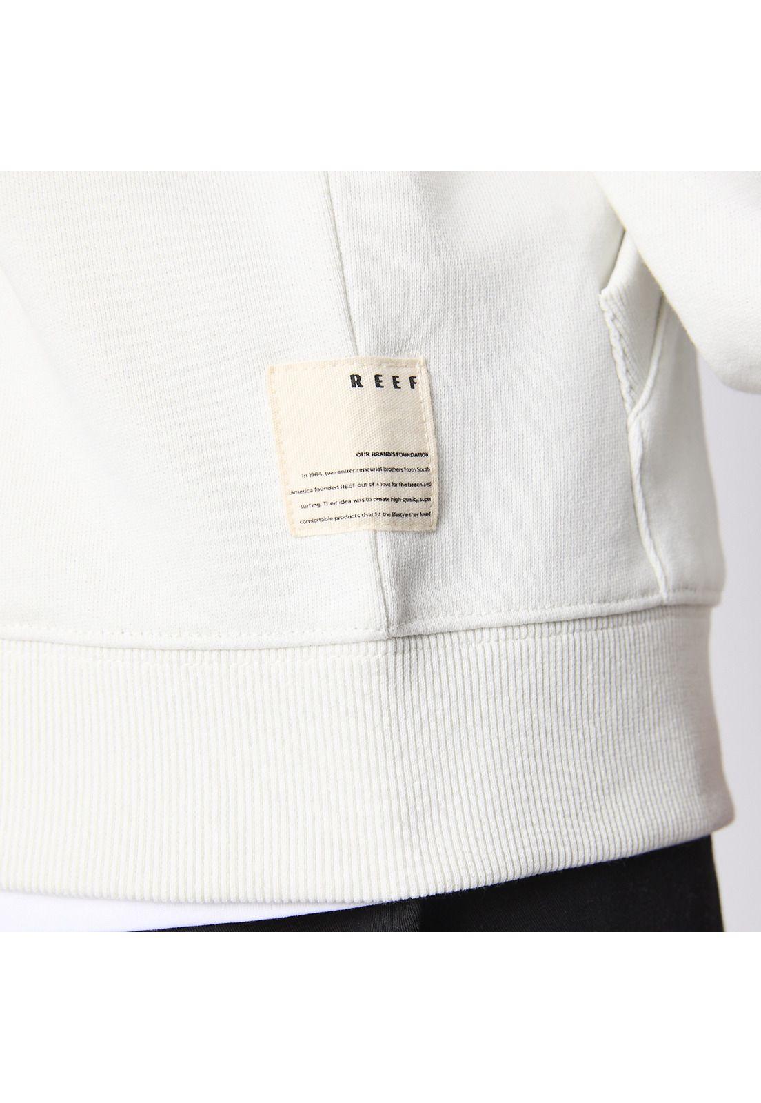 Polerón Reef Men Full Zipper Beige-8