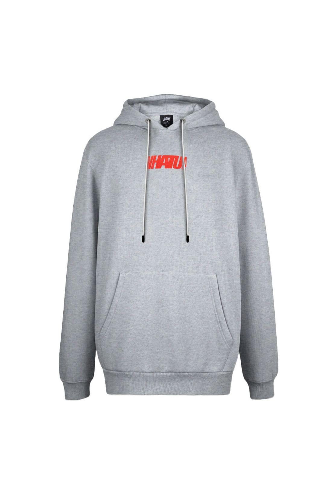 Polerón Whatup Hombre Hoodie Holy Grey-0