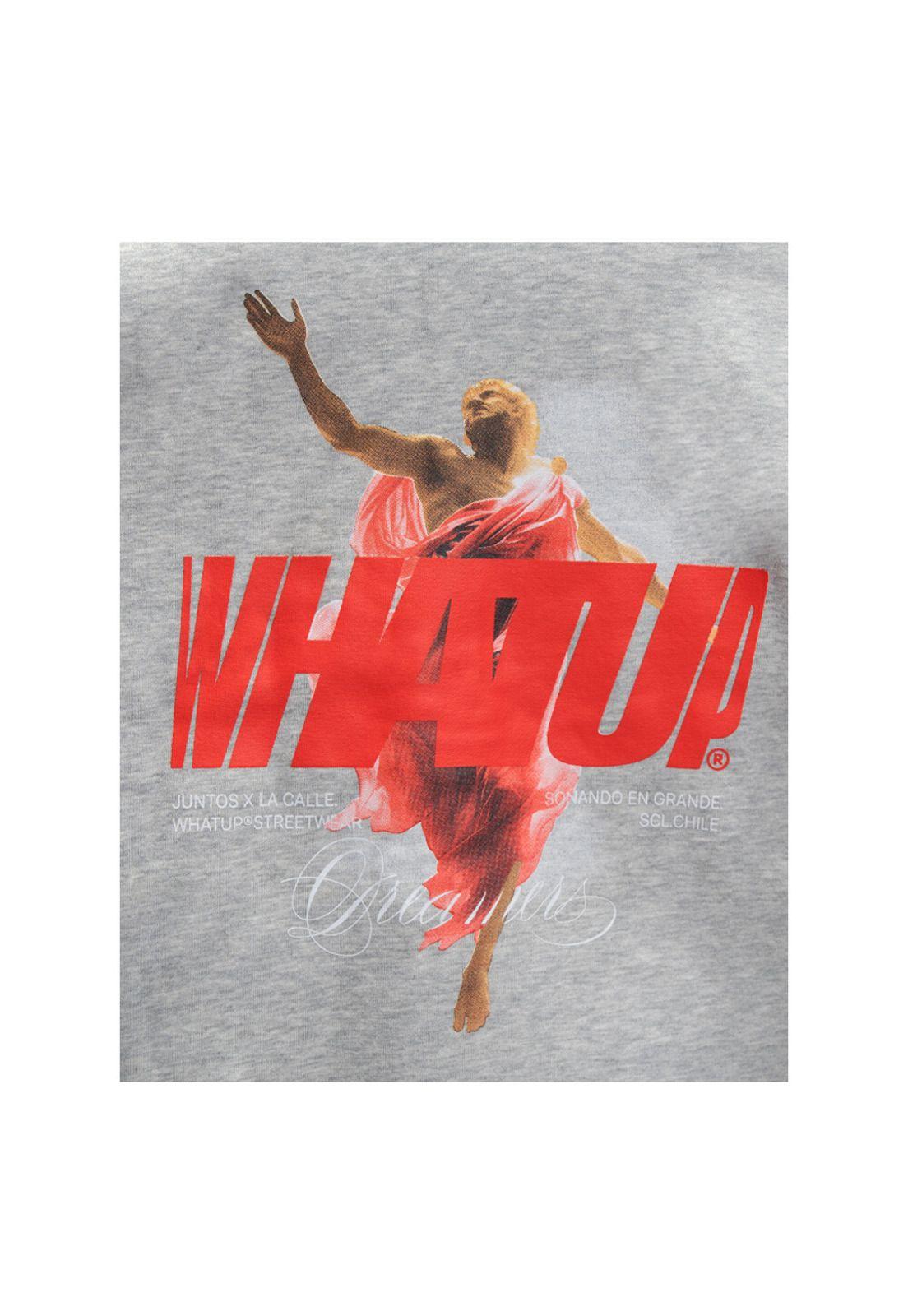 Polerón Whatup Hombre Hoodie Holy Grey-2