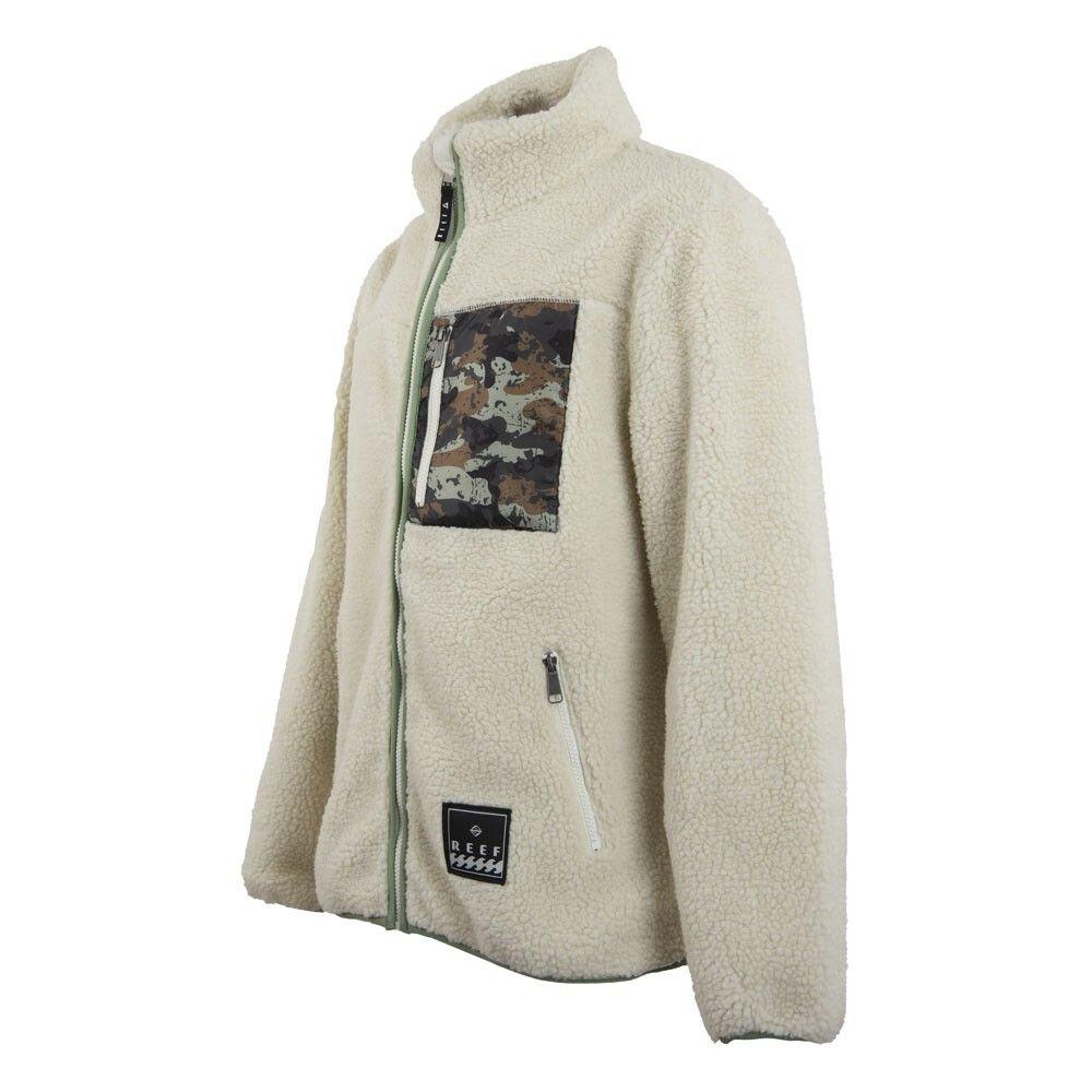 Poleron Men Sherpa Beige Green-1