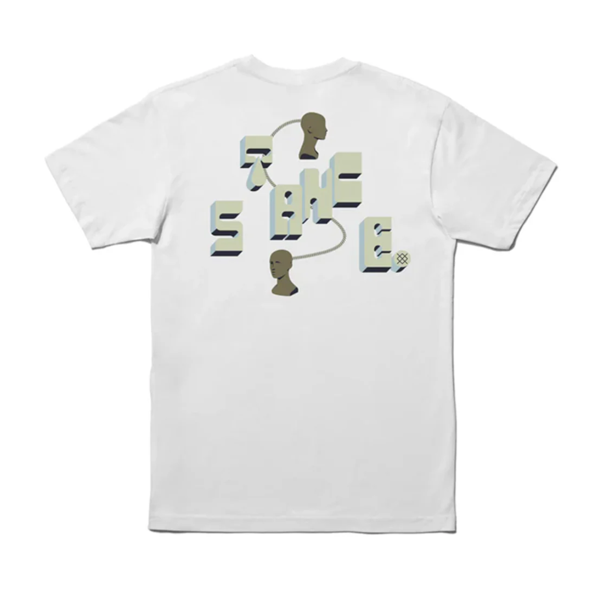 Polera Stance Brain Wayz White-1