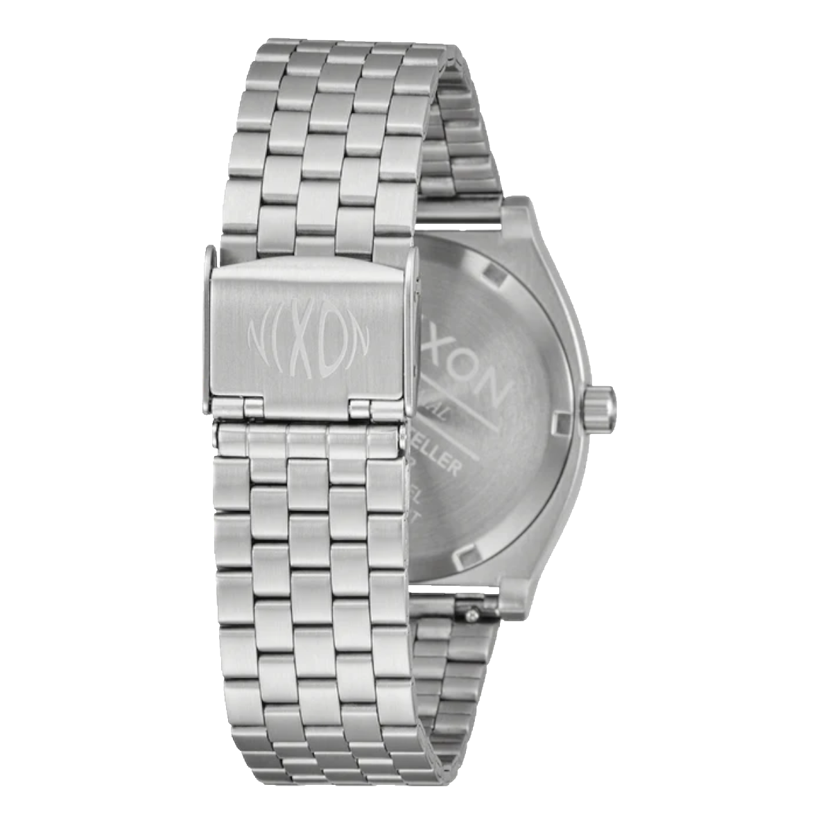 Reloj Nixon Time Teller Fisheye Silver Black-3