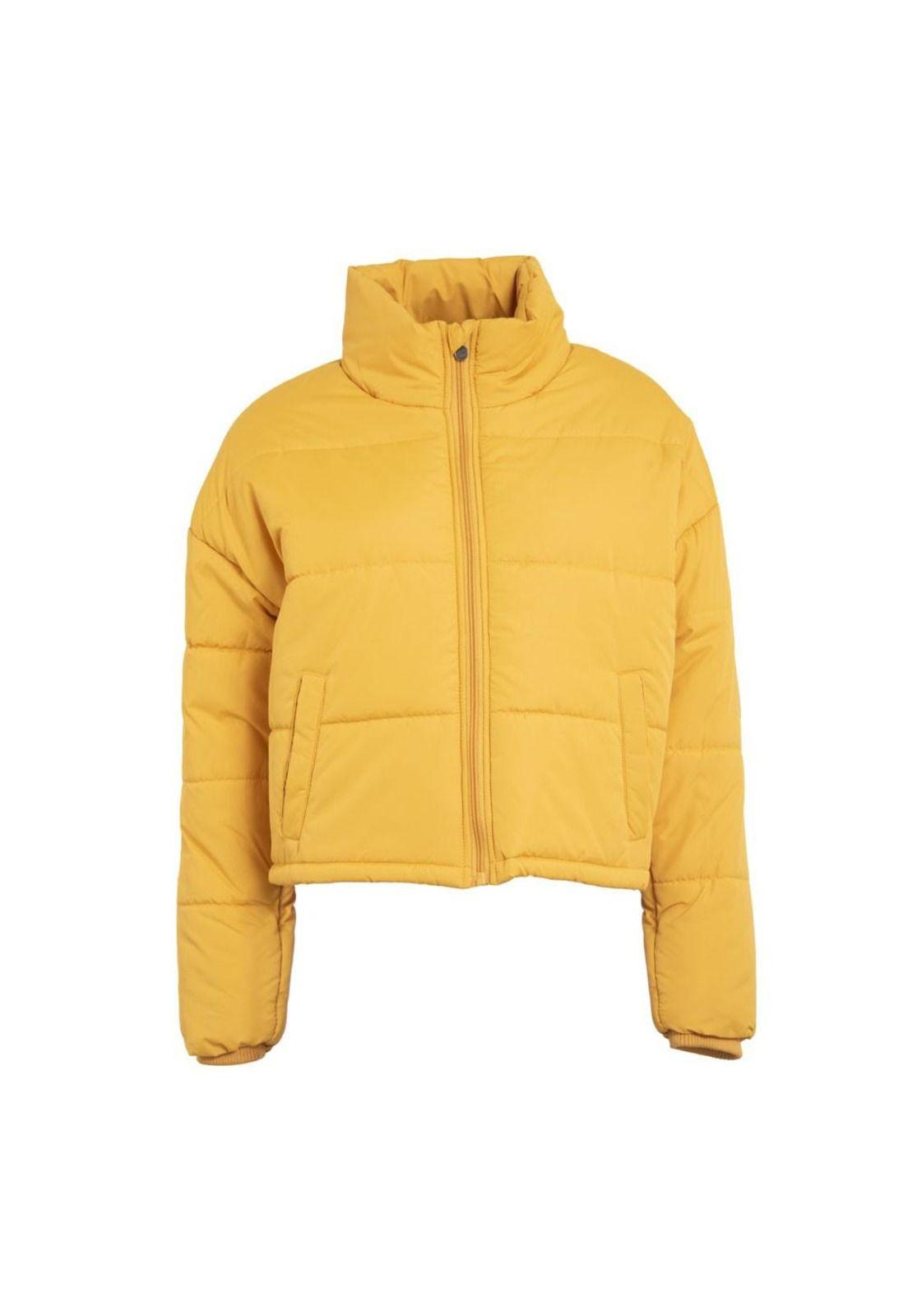 Parka Women Crop Mustard-0