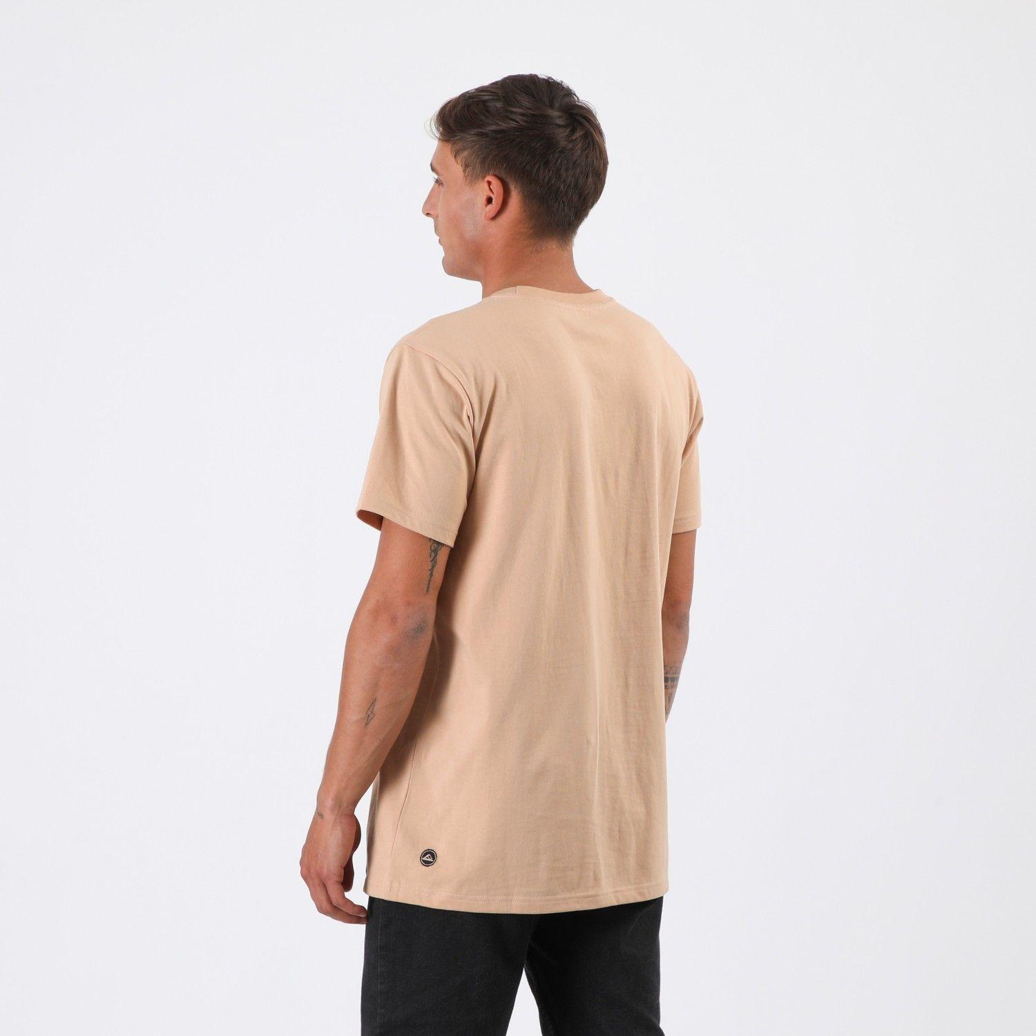 Polera Reef Men Print Beige-1