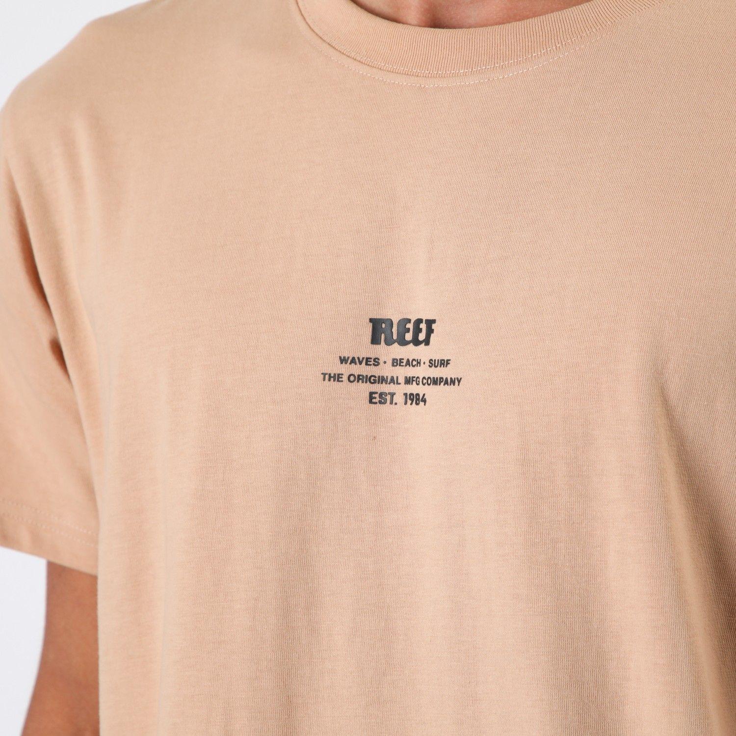 Polera Reef Men Print Beige-3