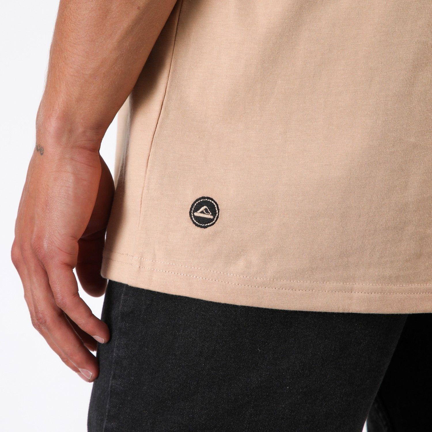 Polera Reef Men Print Beige-4