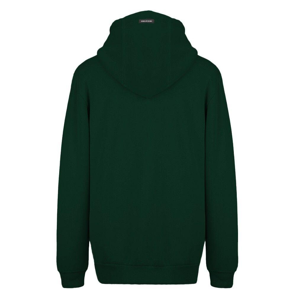 Polerón Whatup Hombre Hoodie Green Logo White-1