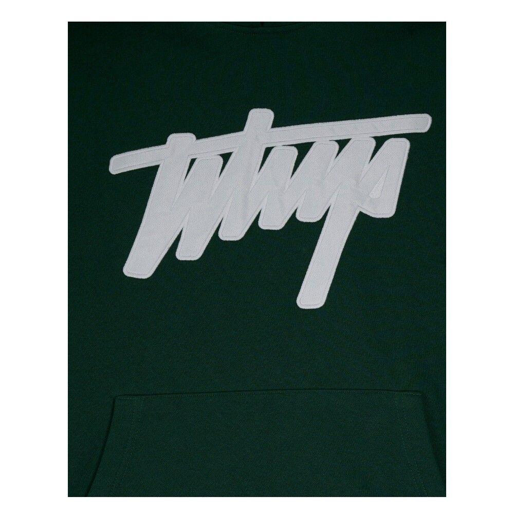 Polerón Whatup Hombre Hoodie Green Logo White-2