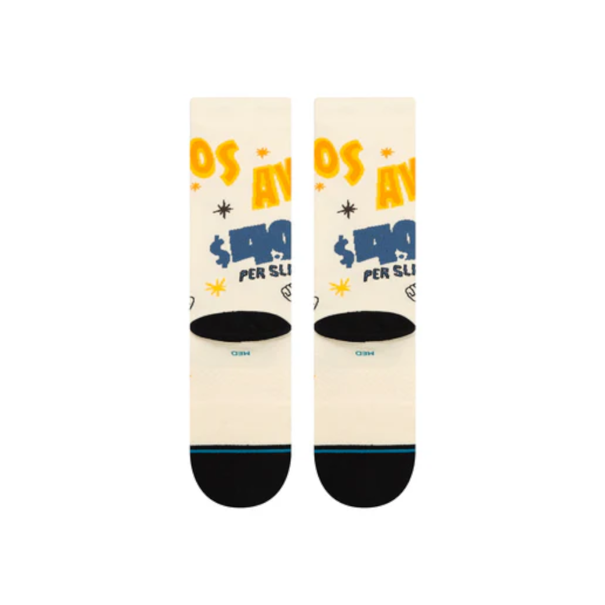Stance Sock Food Stand Crew Canvas-2