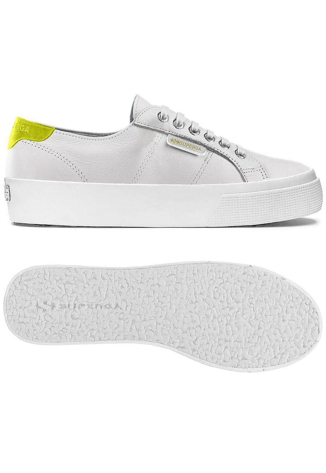 Zapatilla 2730 Nappa Comfleau White Yellow Superga-0