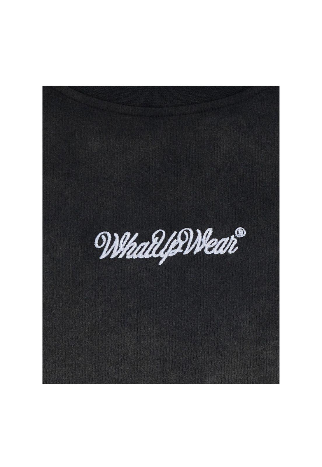 Polera Whatup Hombre WhatUpWear Black White-2