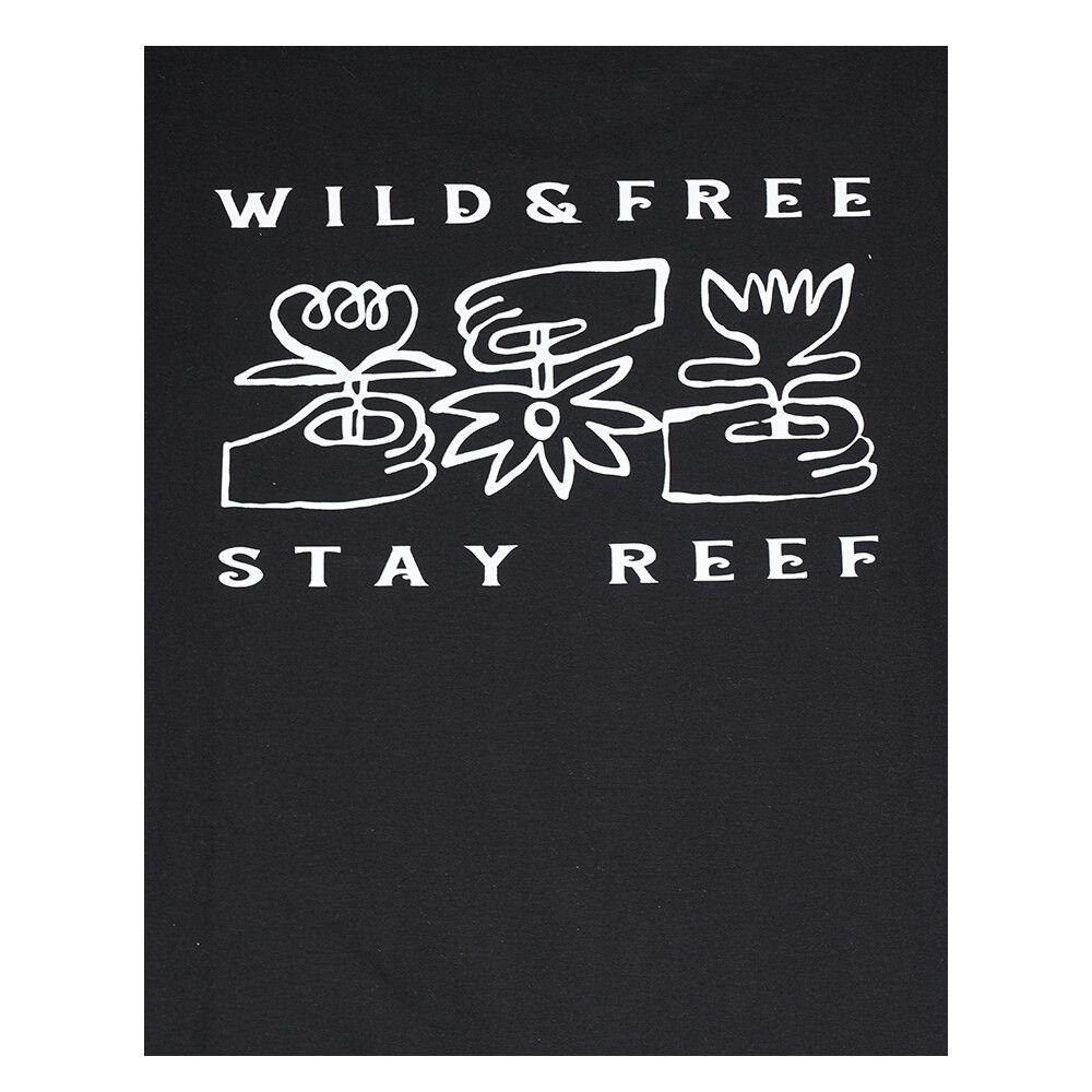 Polera Reef Men Wild and Free Black-2
